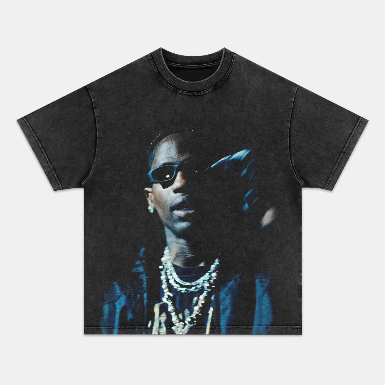 Unisex-Adult Ultra Cotton Washed T-Shirt Graphic TRAVIS SCOTT TEE
