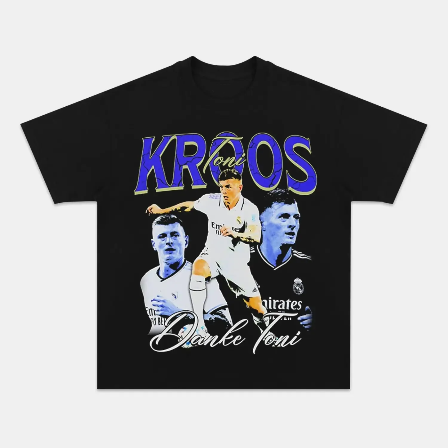 Unisex-Adult Ultra Cotton Washed T-Shirt Graphic  TONI KROOS V2 TEE 