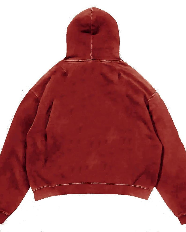 Cute Spider Retro Print Washed Hoodie