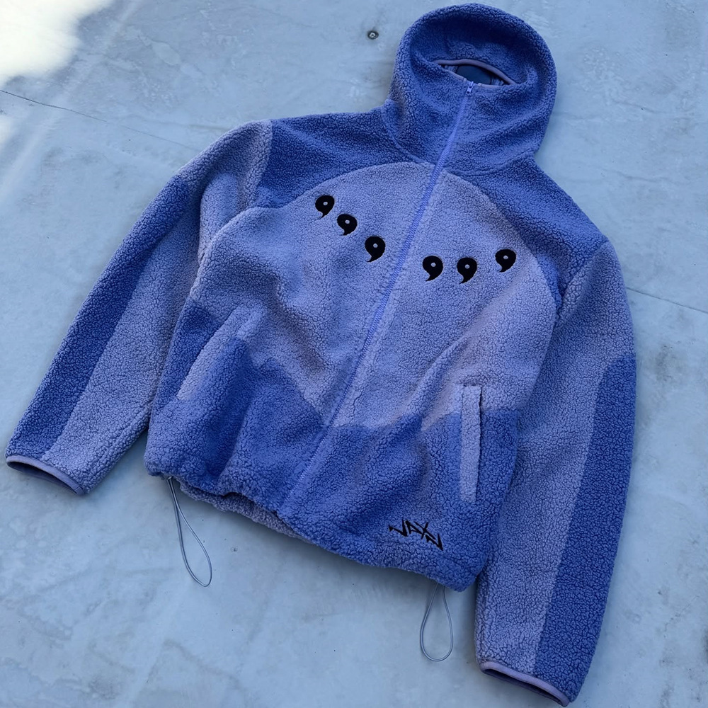 Naruto Uchiha Obito Six Paths Zipper Fleece Jacket