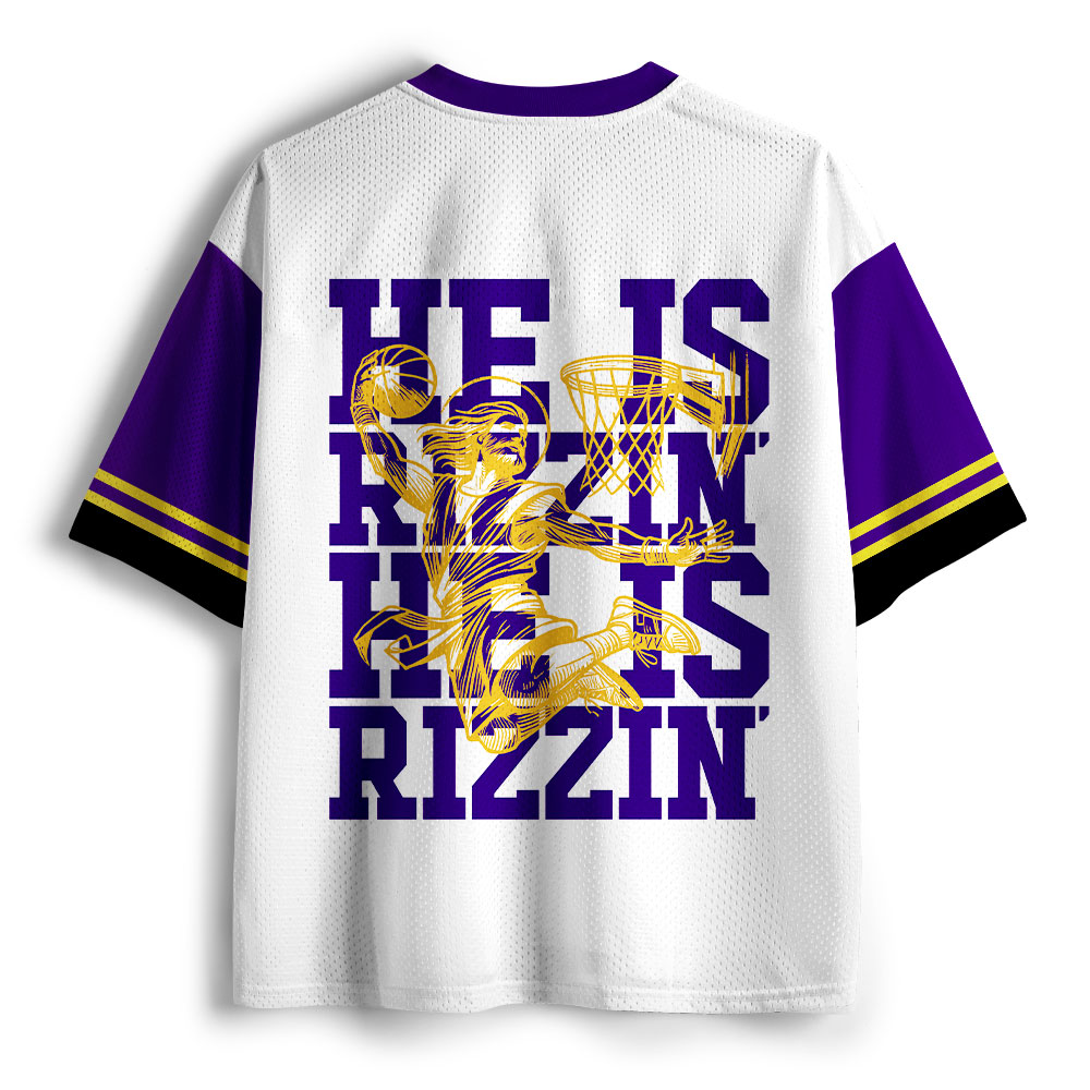 Luke 24 He Is Risen Christian Mesh Jersey