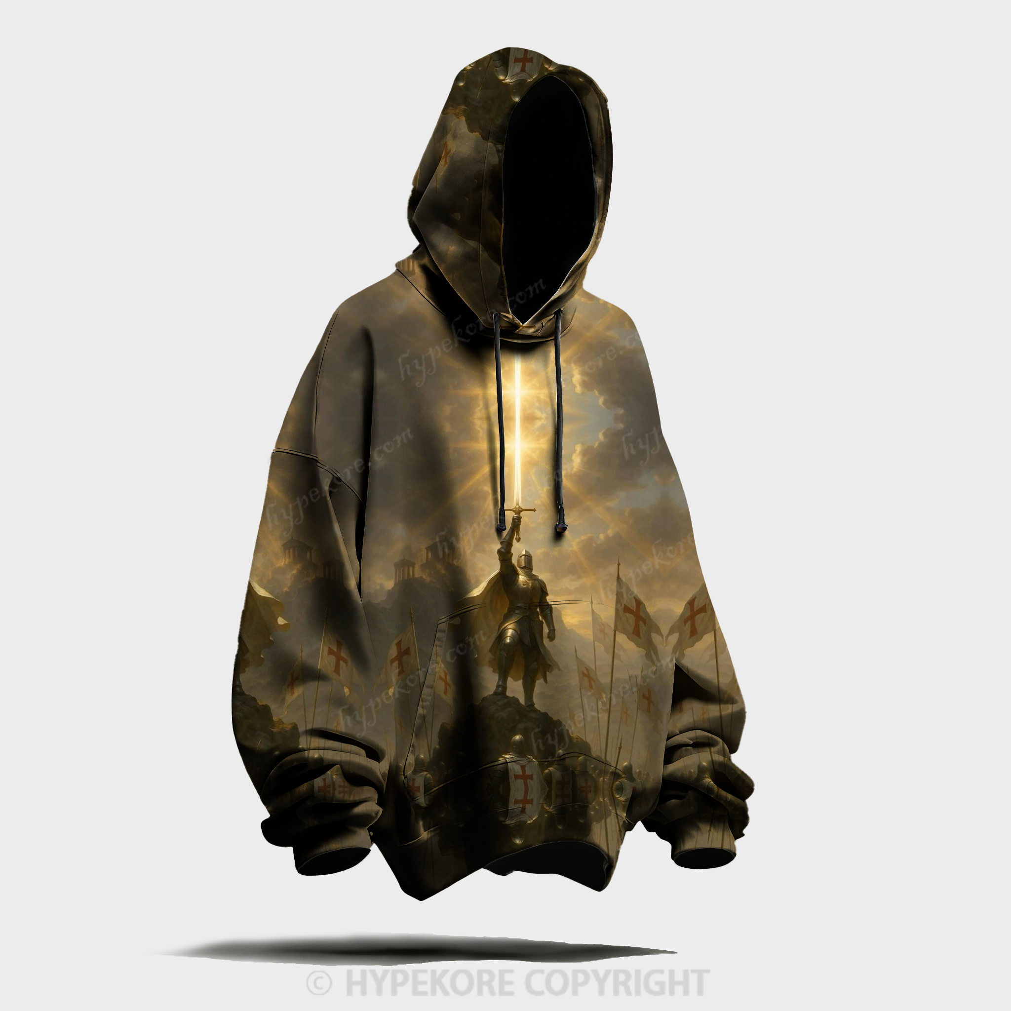 Knights Templar  All-over print hoodie