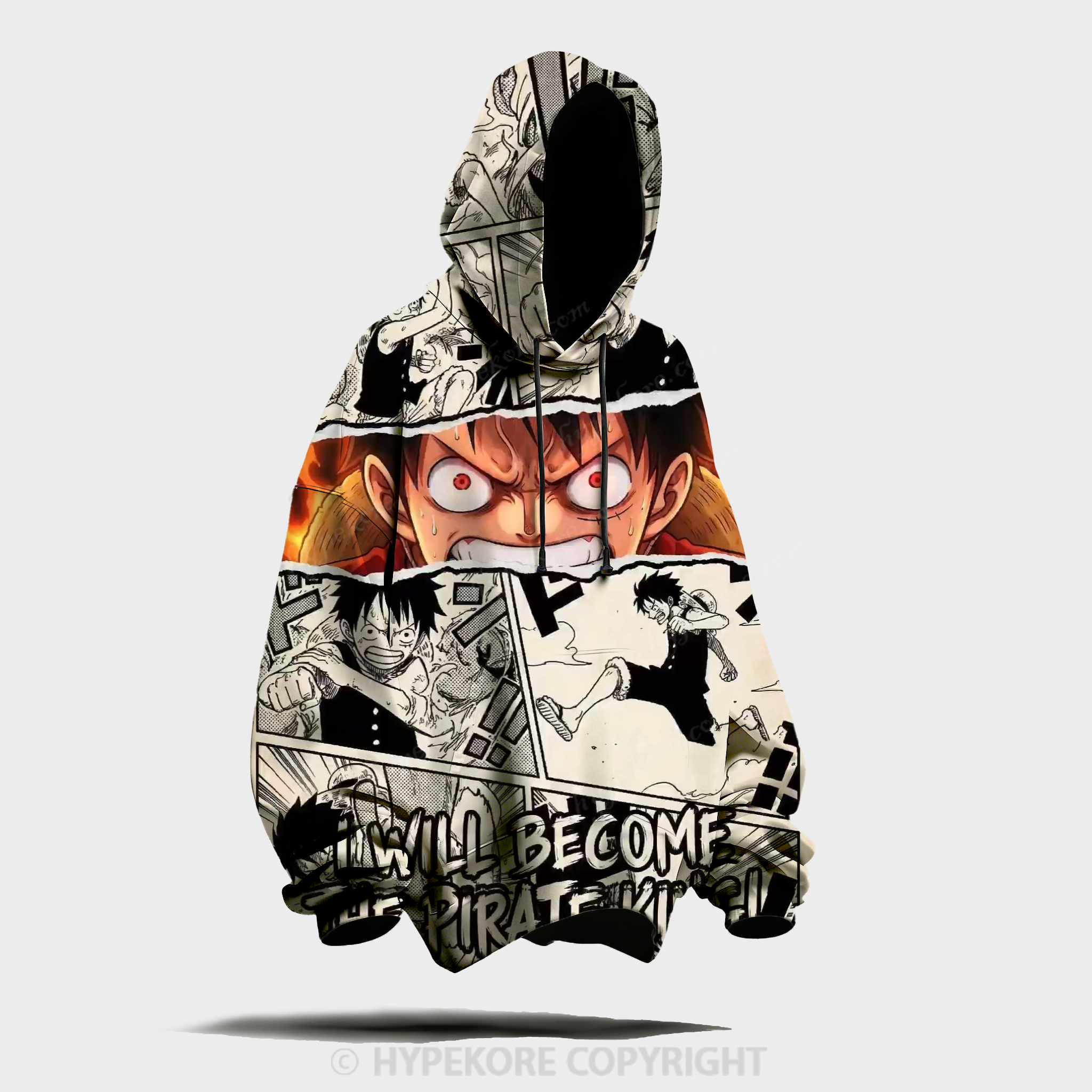 One Piece All-over print hoodie