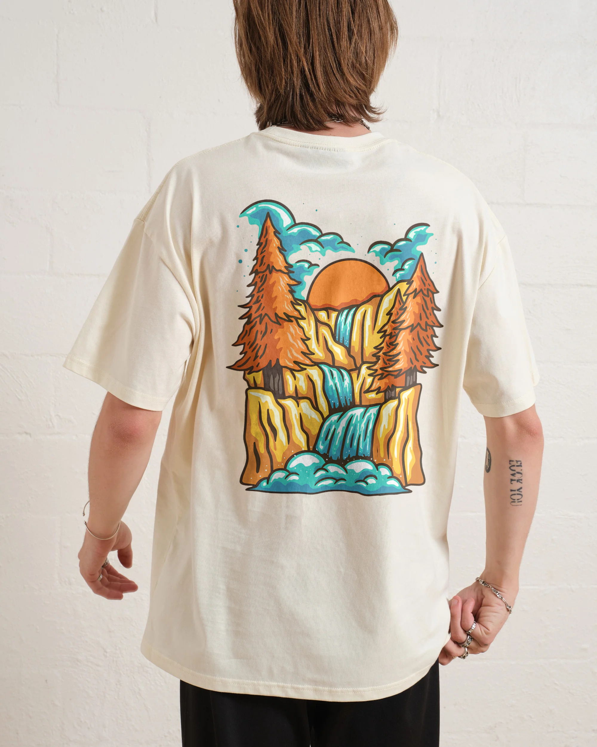 Cotton T-Shirt | Forest Casual Short Sleeve TEE | TIDESENCE