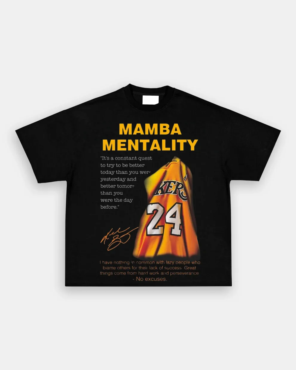 VINTAGE TEE KOBE T-shirt Unisex Oversize Daily Streetwear  TIDESENCE