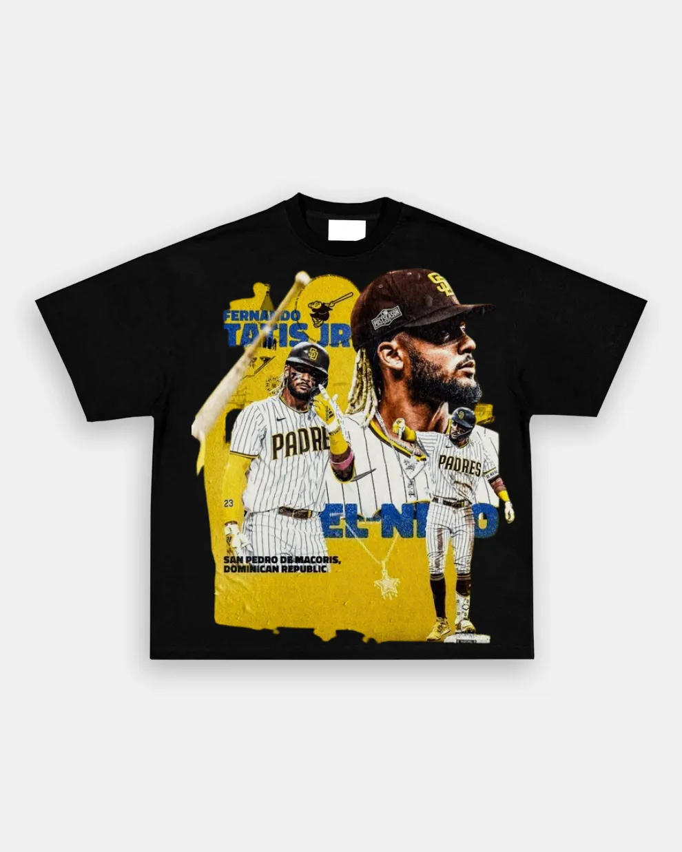 T-shirt Fashionable baseball graphic print Daily Streetwear | TIDESENCE