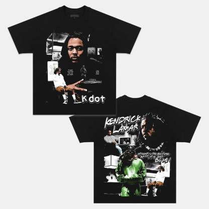 Unisex-Adult Ultra Cotton Washed T-Shirt Graphic  KENDRICK LAMAR 