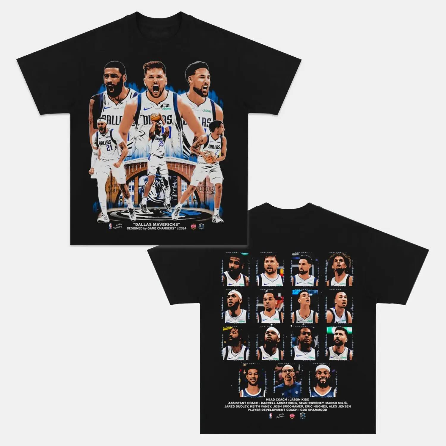Unisex-Adult Ultra Cotton Washed T-Shirt Graphic  2024 MAVS TEE 
