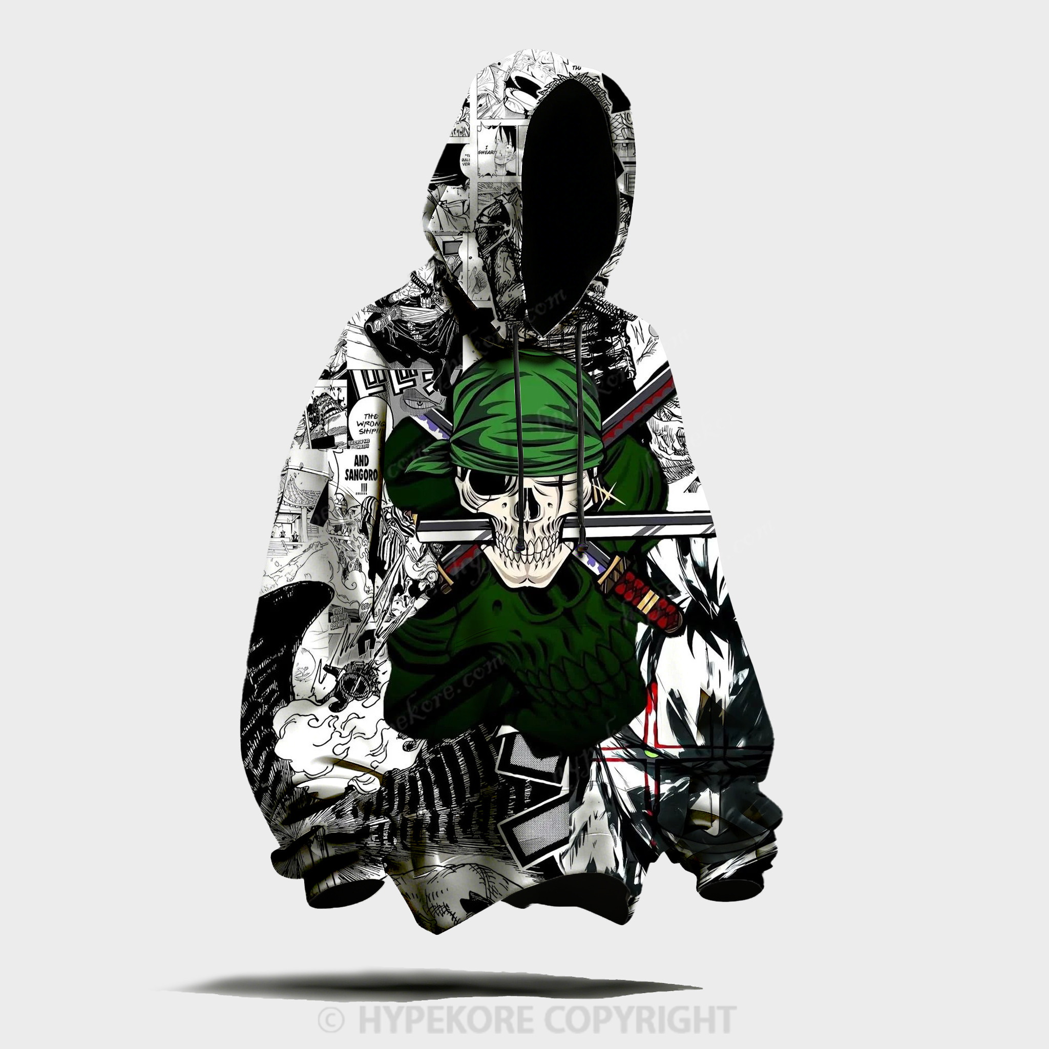 One Piece All-over print hoodie