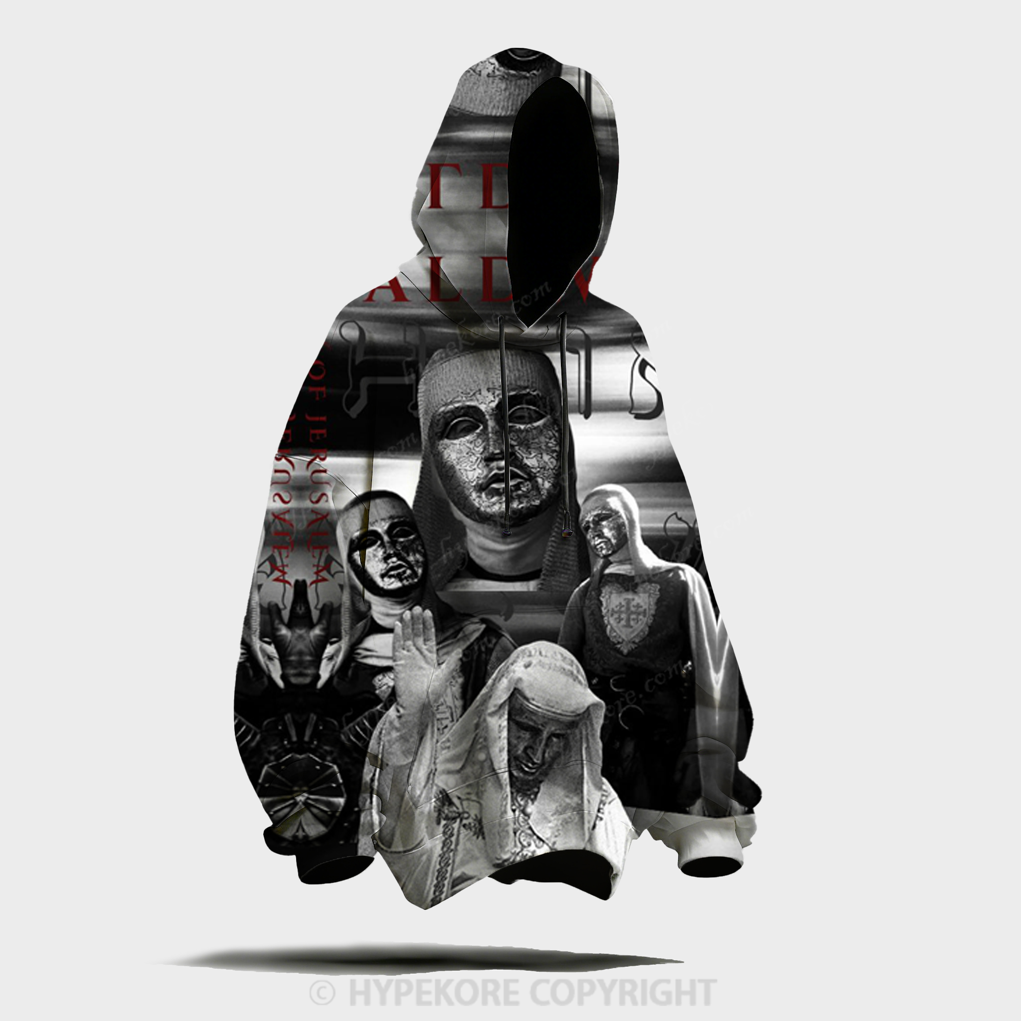 Baldwin IV Retro  All-over print hoodie