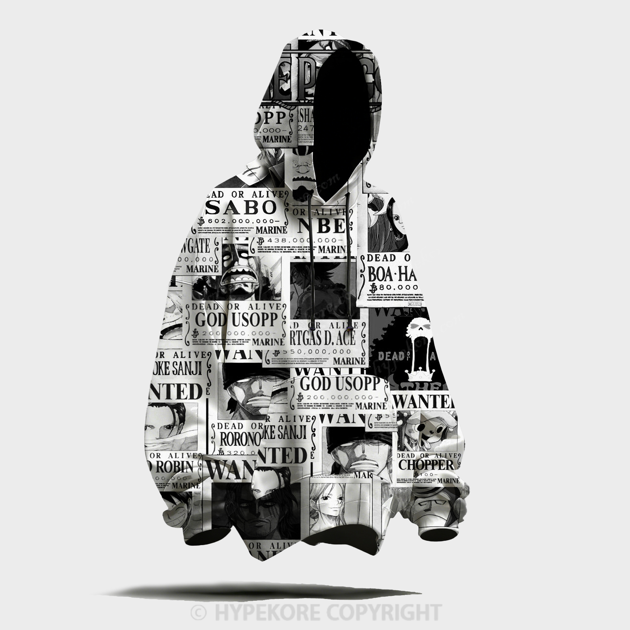 One Piece All-over print hoodie