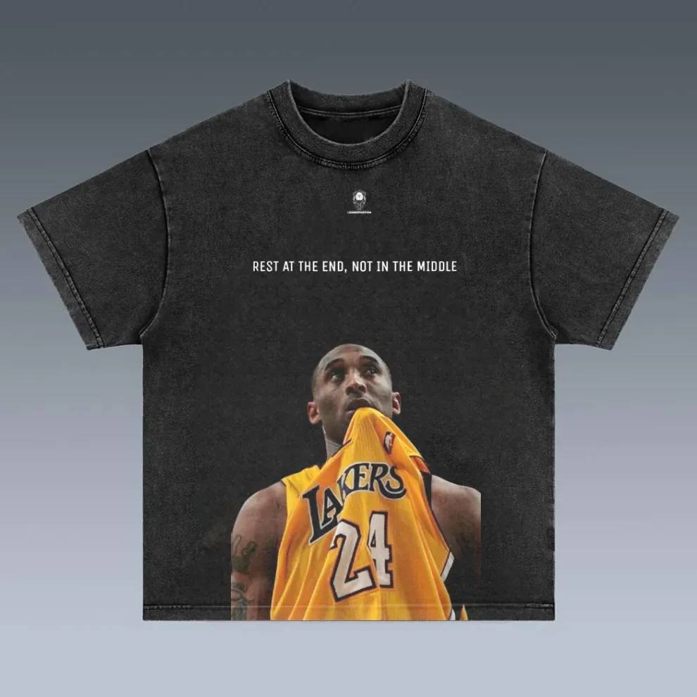 VINTAGE TEE KOBE T-shirt Unisex Oversize Daily Streetwear | TIDESENCE