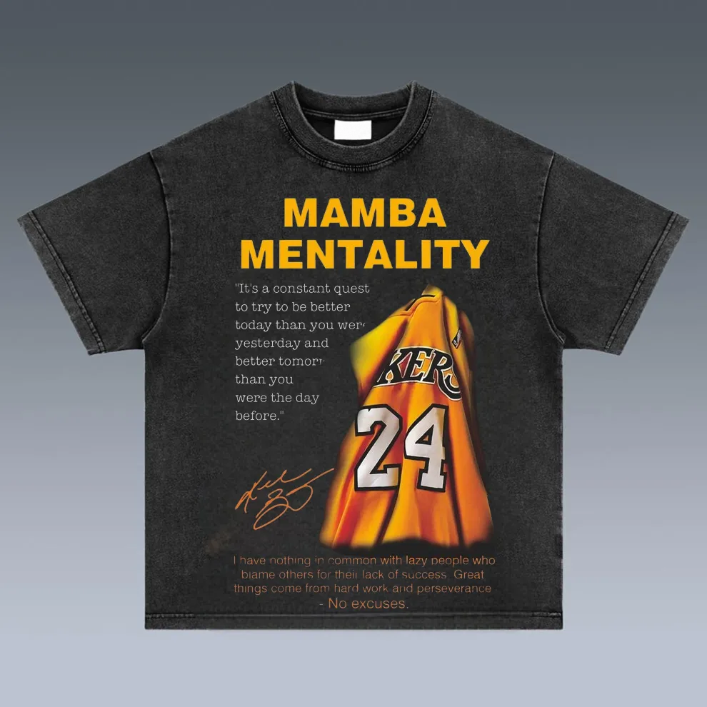VINTAGE TEE KOBE T-shirt Unisex Oversize Daily Streetwear  TIDESENCE