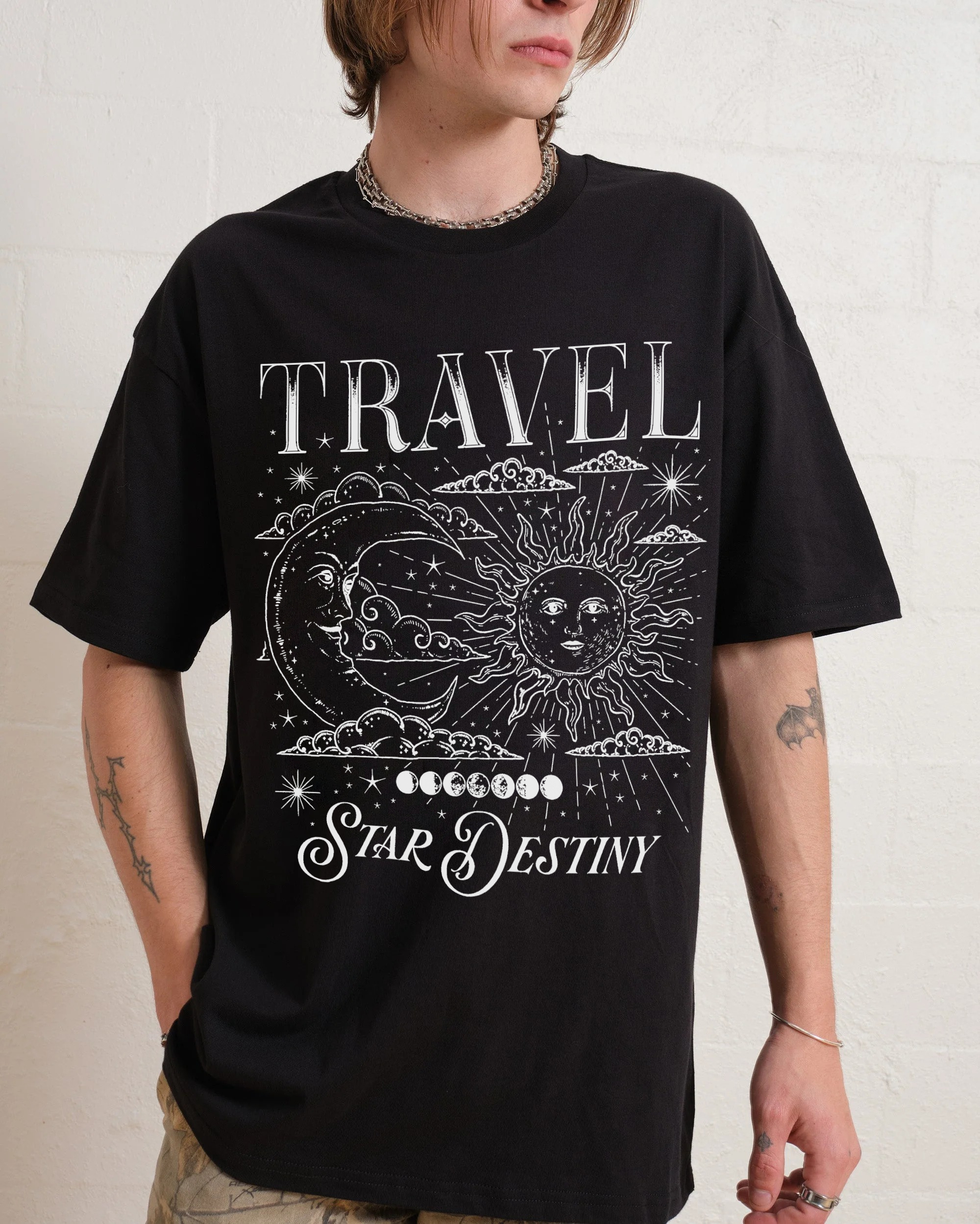 Cotton T-Shirt | Hippie Sun Casual Short Sleeve TEE | TIDESENCE