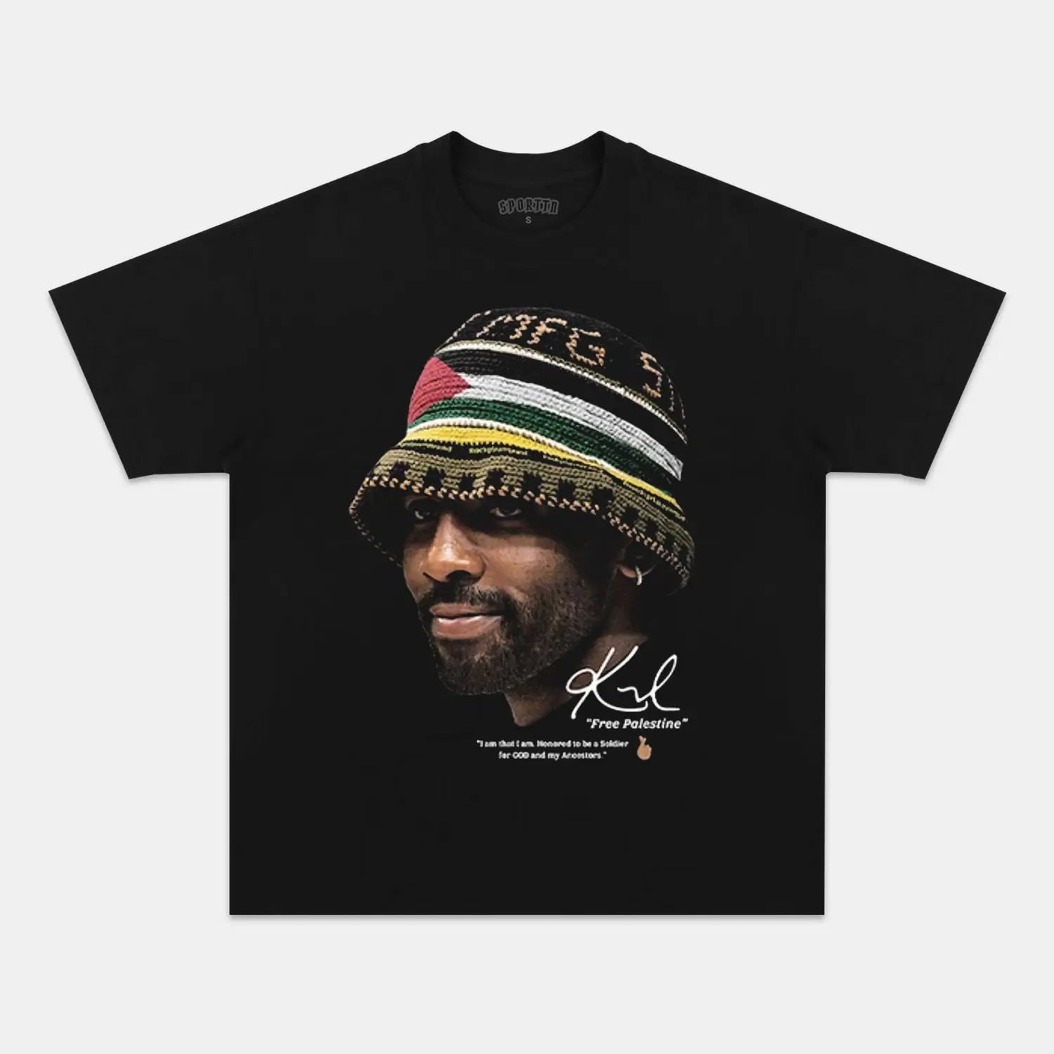 Unisex-Adult Ultra Cotton Washed T-Shirt Graphic  KYRIE IRVING V3 VINTAGE TEE 