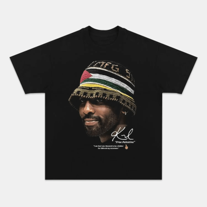 Unisex-Adult Ultra Cotton Washed T-Shirt Graphic KYRIE IRVING V3 VINTAGE TEE 
