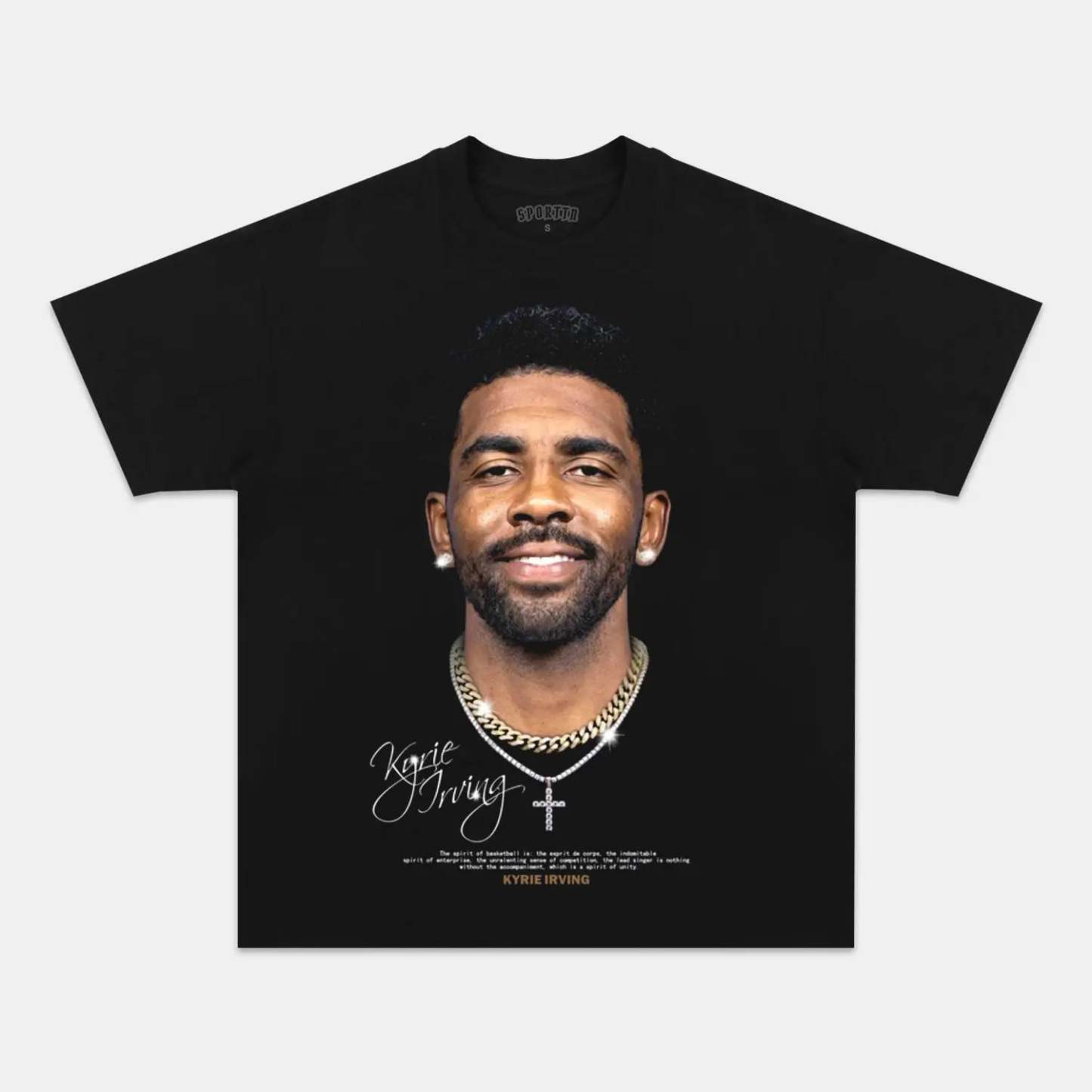 Unisex-Adult Ultra Cotton Washed T-Shirt Graphic KYRIE IRVING V6 VINTAGE TEE