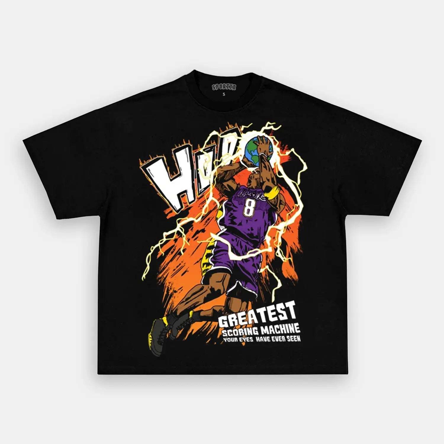 Unisex-Adult Ultra Cotton Washed T-Shirt Graphic Kobe TEE