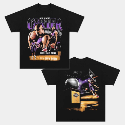 Unisex-Adult Ultra Cotton Washed T-Shirt Graphic  VINCE CARTER VINTAGE TEE 