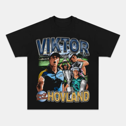 Unisex-Adult Ultra Cotton Washed T-Shirt Graphic  VIKTOR HOVLAND TEE 