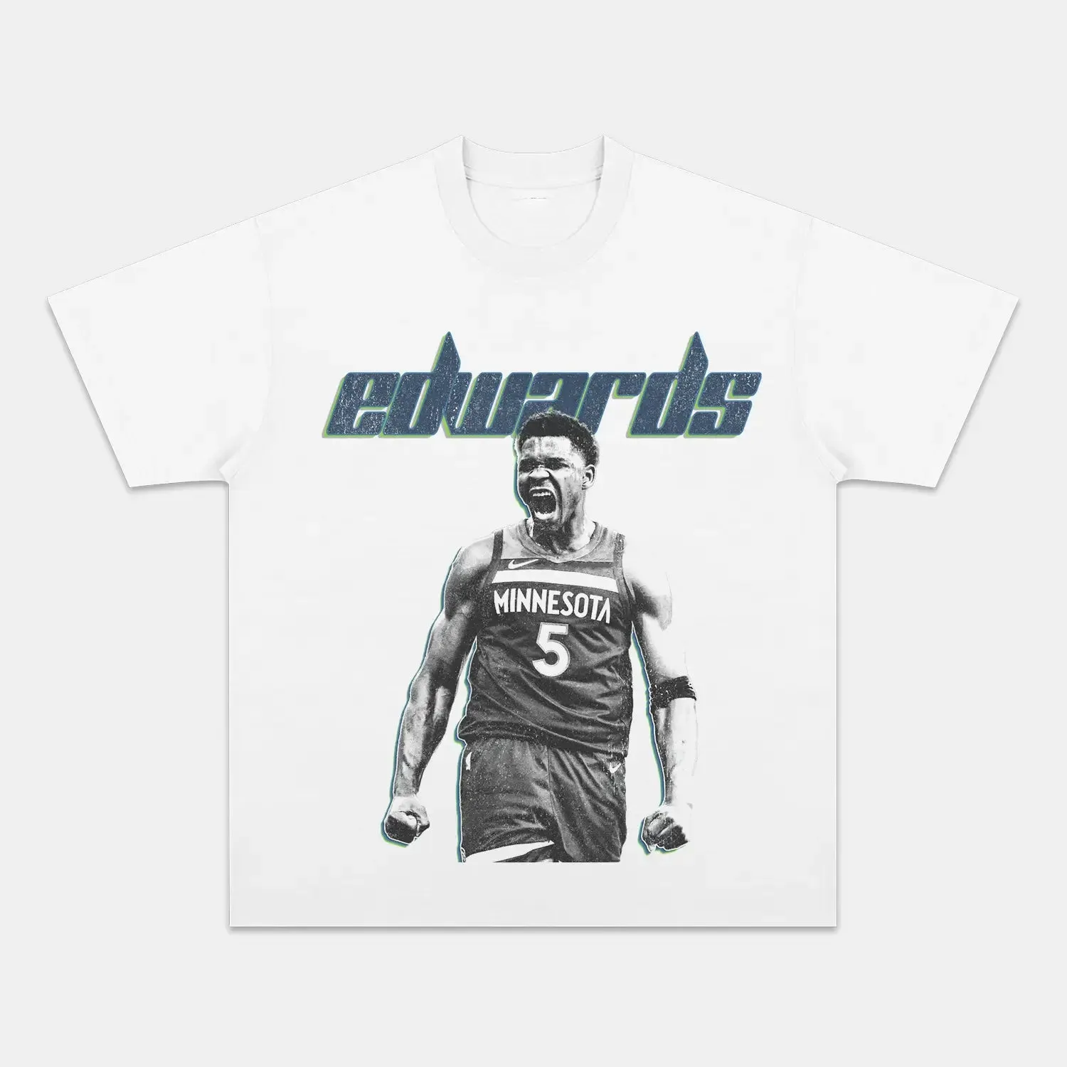 Unisex-Adult Ultra Cotton Washed T-Shirt Graphic    CLASSIC ANTHONY EDWARDS TEE (Men&Women)