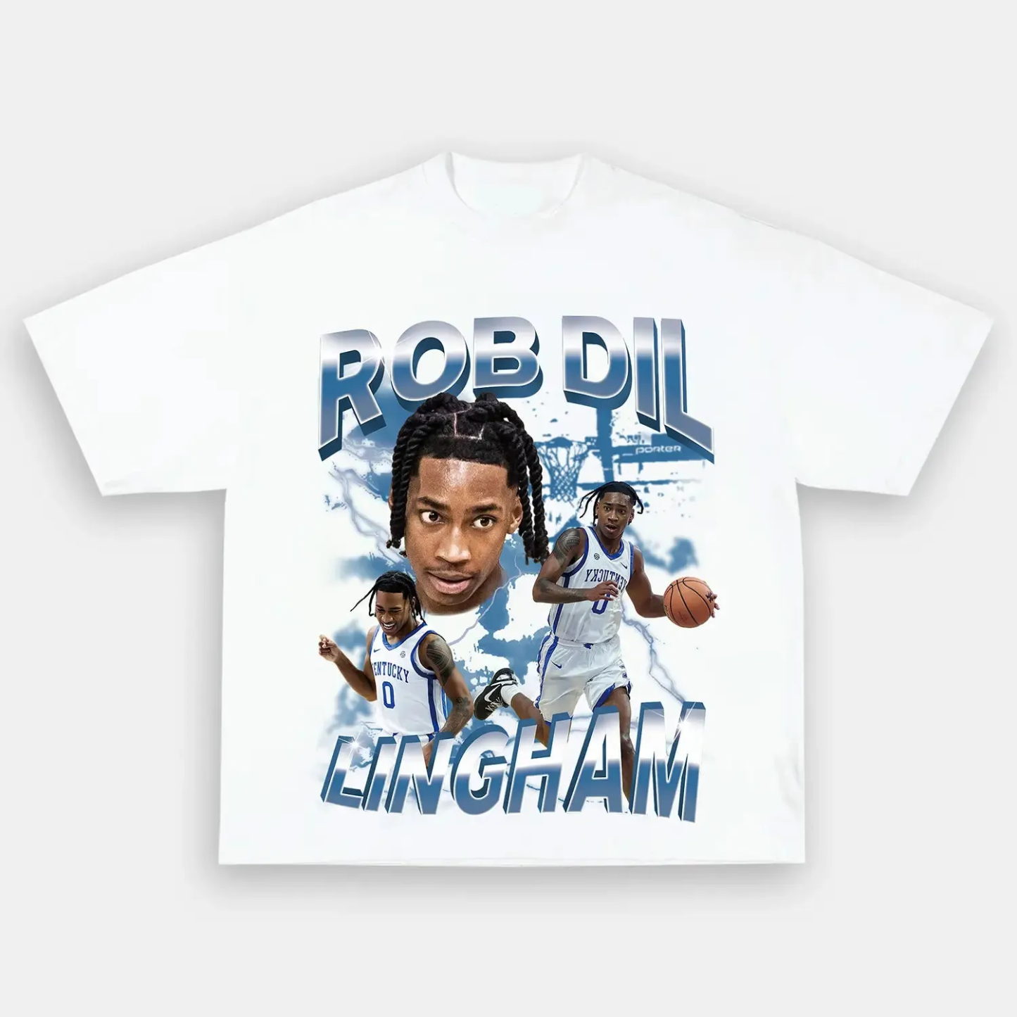 Unisex-Adult Ultra Cotton Washed T-Shirt Graphic  Rob Dillingham Tee 