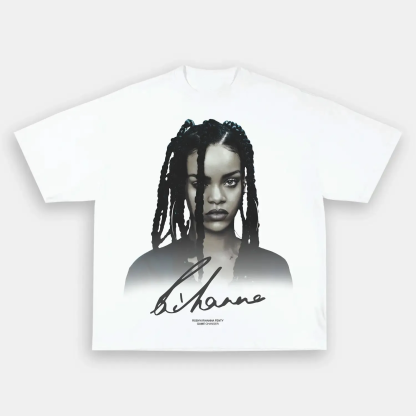 Unisex-Adult Ultra Cotton Washed T-Shirt Graphic  RIHANNA_TEE 