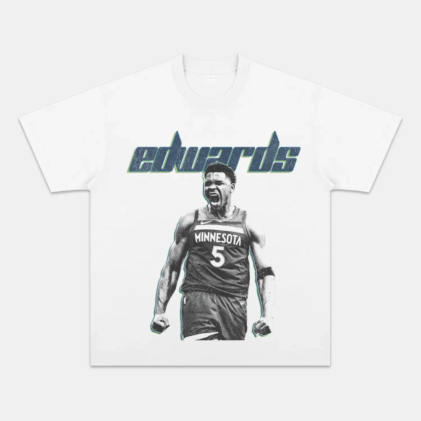 Unisex-Adult Ultra Cotton Washed T-Shirt Graphic    CLASSIC ANTHONY EDWARDS TEE (Men&Women)