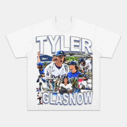 Unisex-Adult Ultra Cotton Washed T-Shirt Graphic  TYLER GLASNOW TEE 