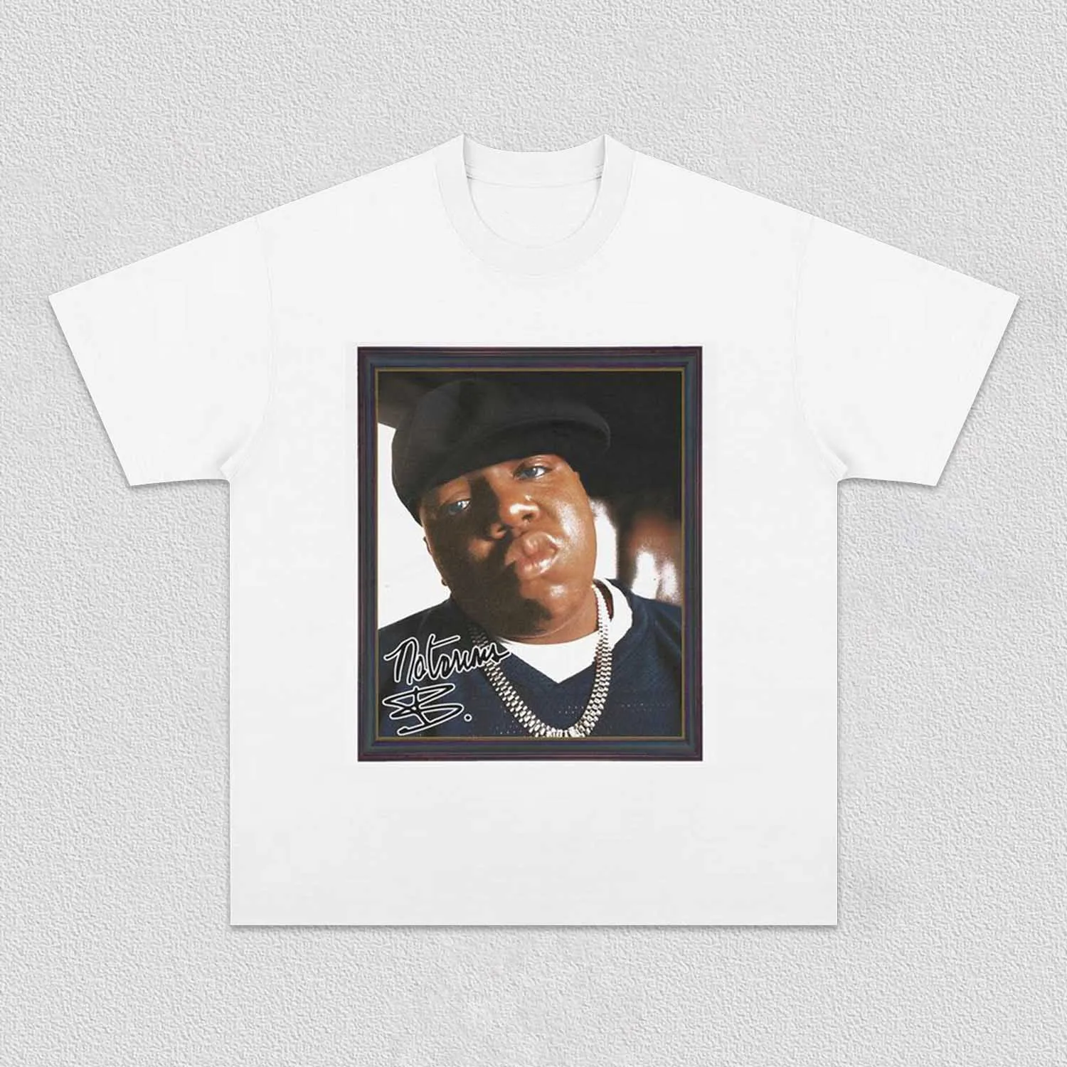 Unisex-Adult Ultra Cotton Washed T-Shirt Graphic  THE NOTORIOUS BIG TEE 