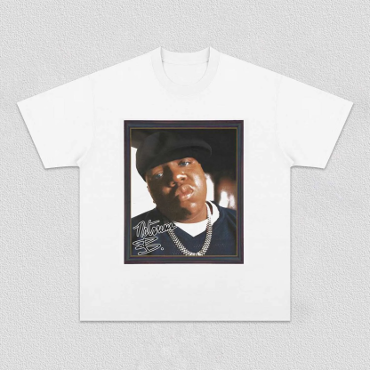 Unisex-Adult Ultra Cotton Washed T-Shirt Graphic  THE NOTORIOUS BIG TEE 