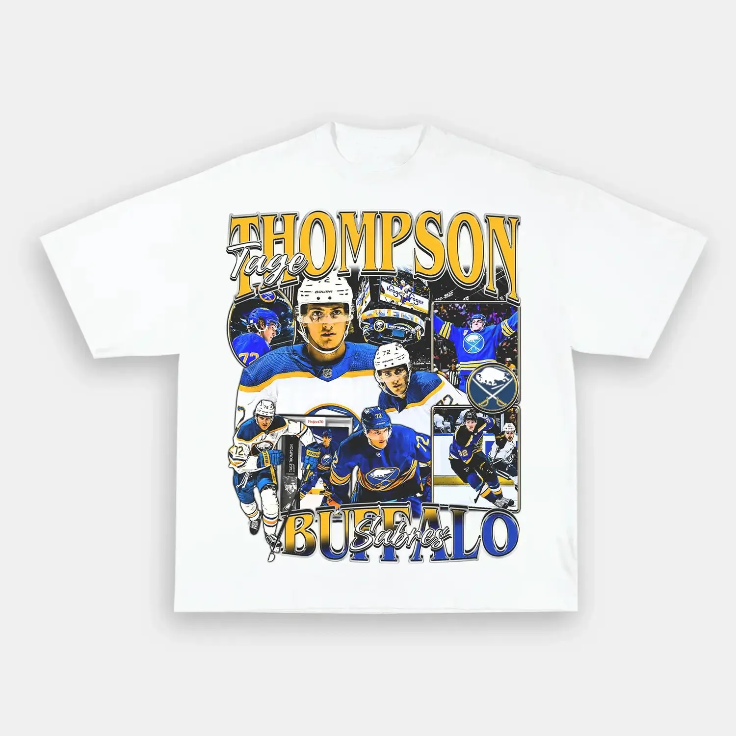 Unisex-Adult Ultra Cotton Washed T-Shirt Graphic  TAGE THOMPSON TEE 