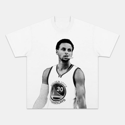 Unisex-Adult Ultra Cotton Washed T-Shirt Graphic  STEPHEN CURRY WHITE TEE 