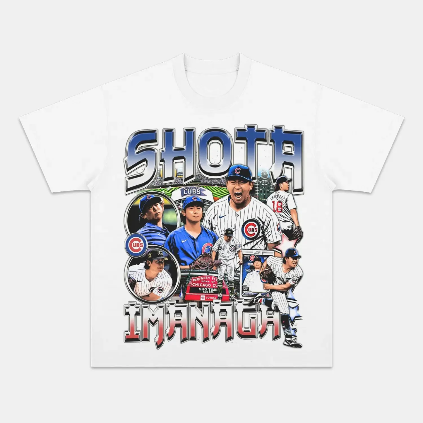 Unisex-Adult Ultra Cotton Washed T-Shirt Graphic  SHOTA IMANAGA TEE 