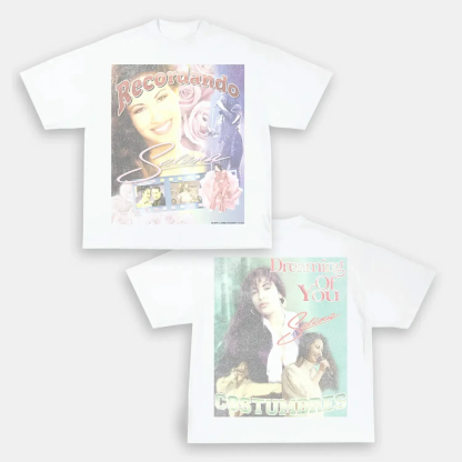 Unisex-Adult Ultra Cotton Washed T-Shirt Graphic  SELENA TEE 
