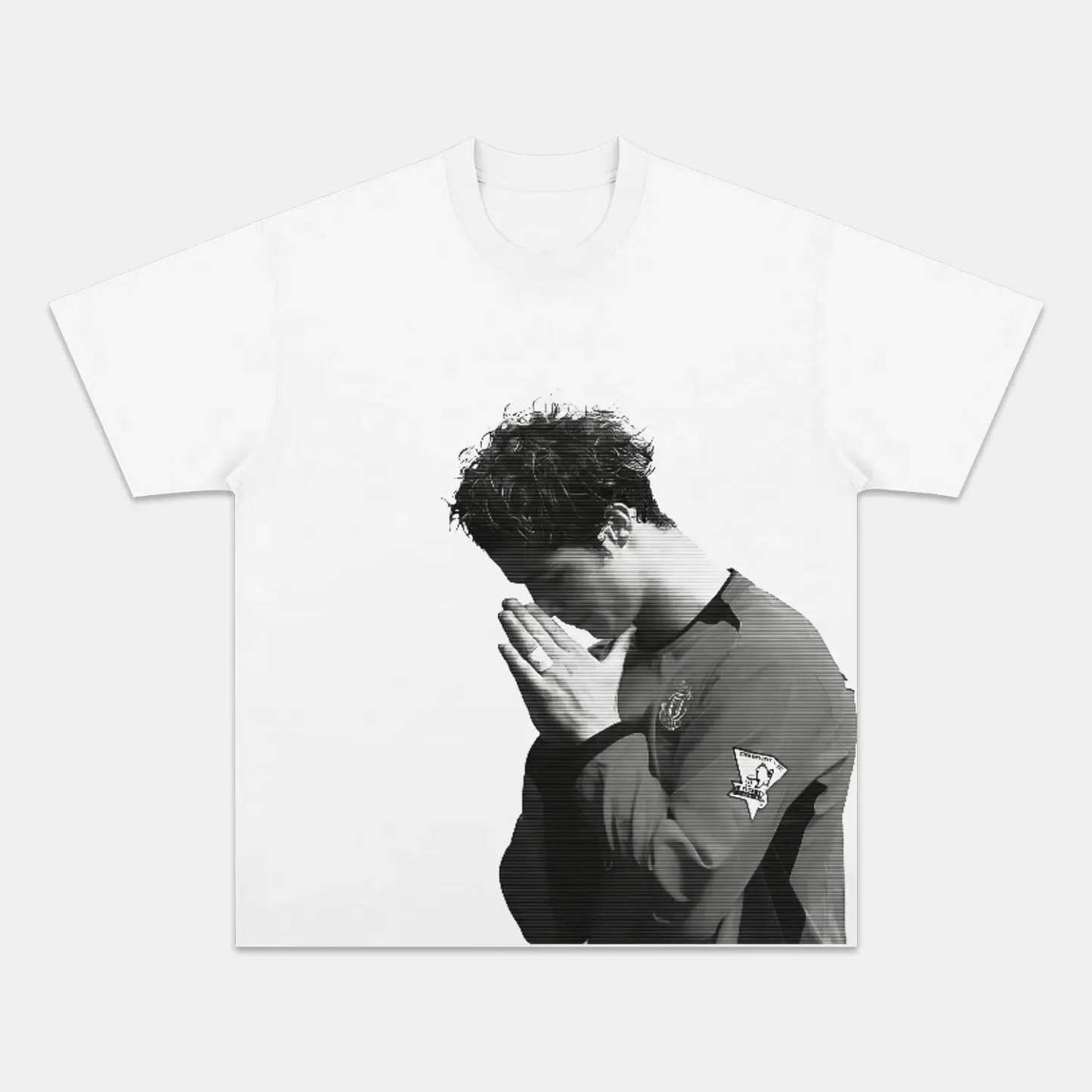 Unisex-Adult Ultra Cotton Washed T-Shirt Graphic  RONALDO CALMA V3 TEE 