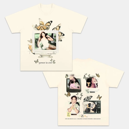 Unisex-Adult Ultra Cotton Washed T-Shirt Graphic  SZA CTRL V2 TEE 