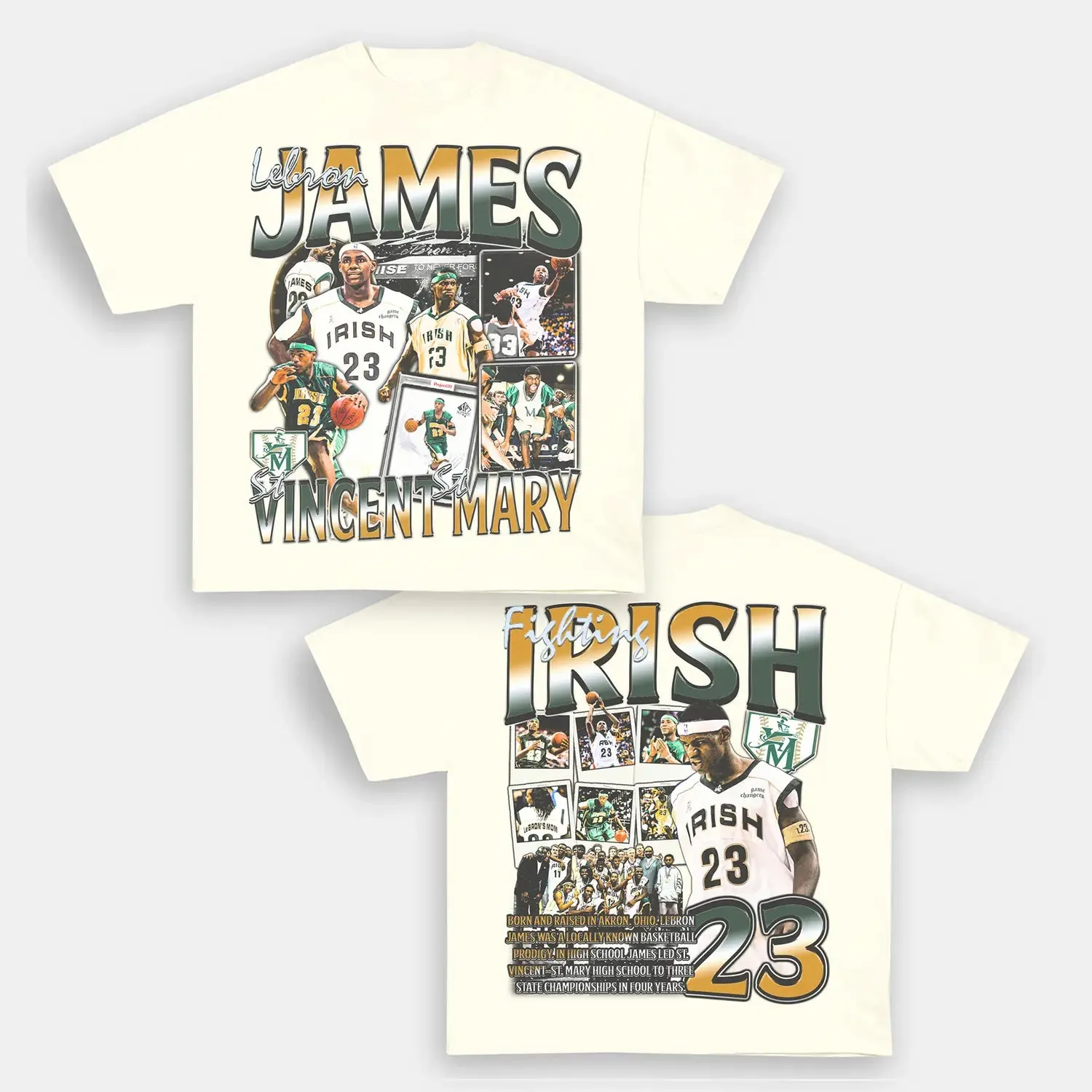Unisex-Adult Ultra Cotton Washed T-Shirt Graphic  SVSM LEBRON JAMES TEE 
