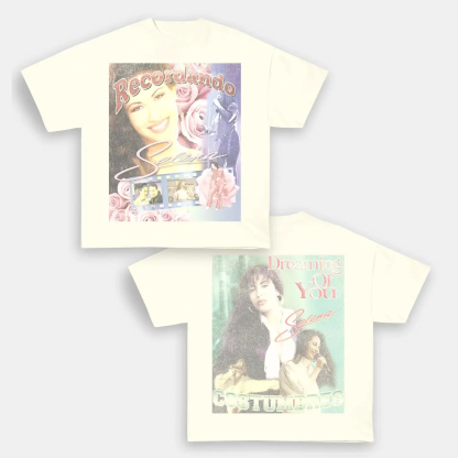 Unisex-Adult Ultra Cotton Washed T-Shirt Graphic  SELENA TEE 