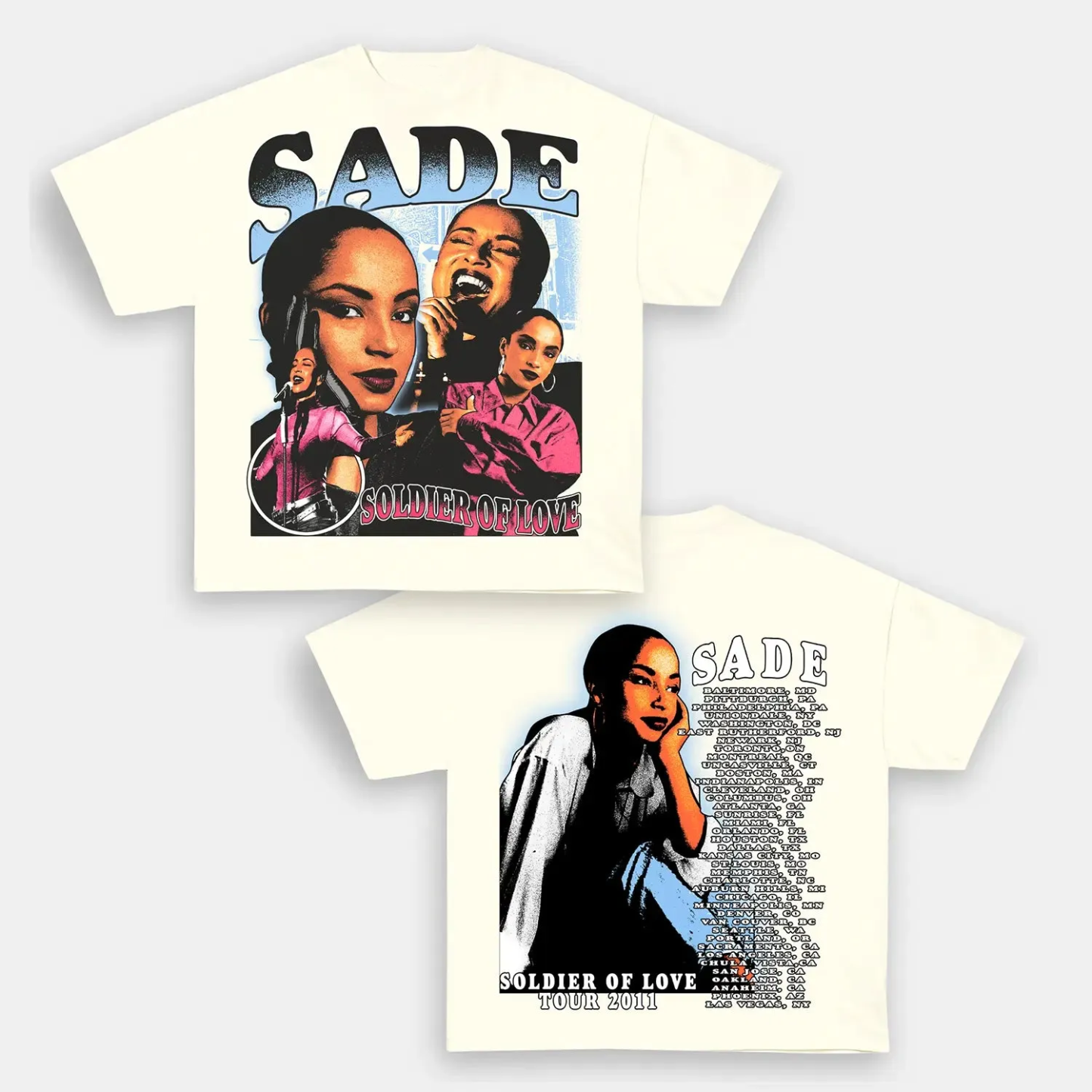 Unisex-Adult Ultra Cotton Washed T-Shirt Graphic  SADE TEE 