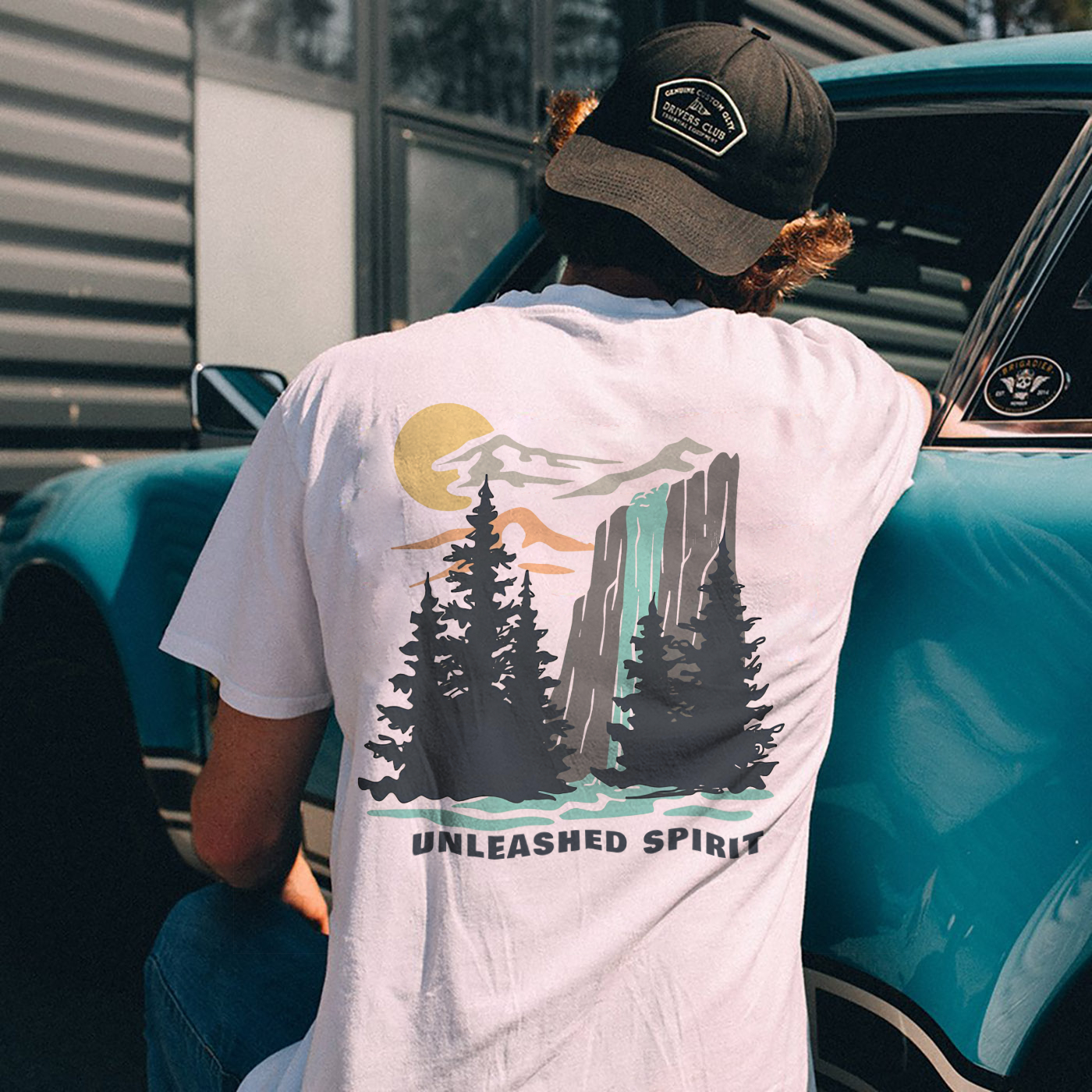 Cotton T-Shirt | Unleashed Spirit Casual Short Sleeve TEE | TIDESENCE