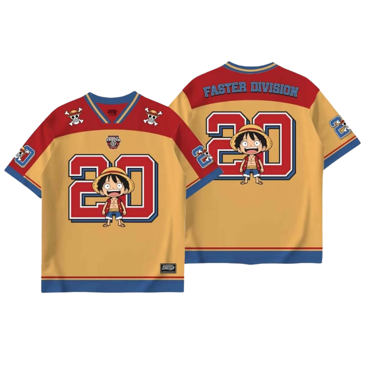One Piece Luffy Anime Football Jersey