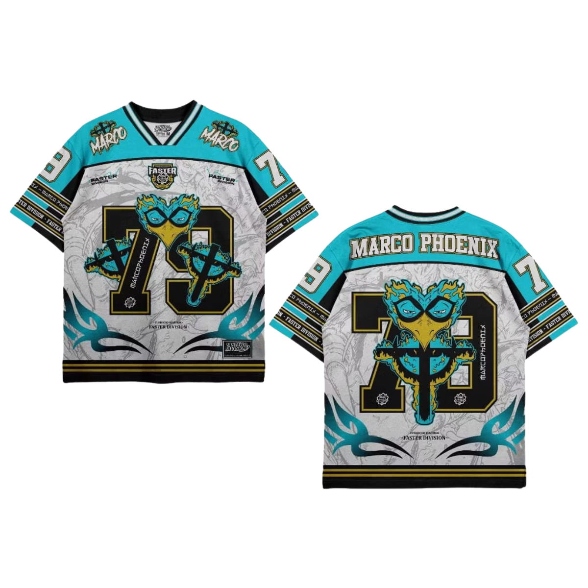 One Piece Luffy Anime Football Jersey