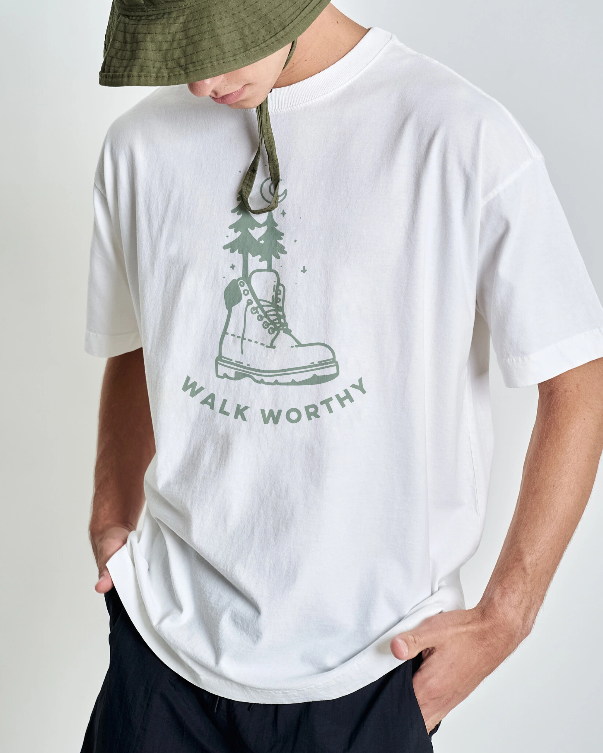Cotton T-Shirt | Unisex Fit Walk Worthy Graphic Tee | TIDESENCE