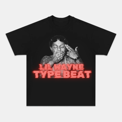 Unisex-Adult Ultra Cotton Washed T-Shirt Graphic ANITTA Lil Wayne Type Beat 2024 TEE