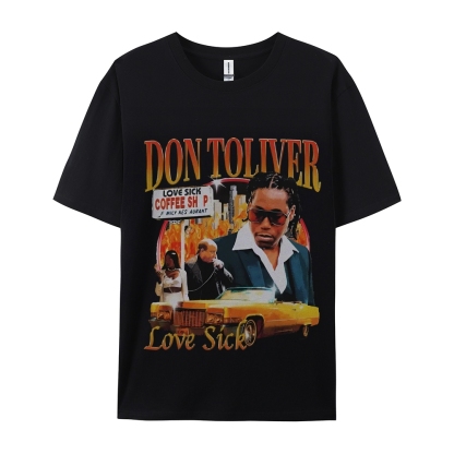 Unisex-Adult Ultra Cotton Washed T-Shirt Graphic DON TOLIVER V2 TEE 