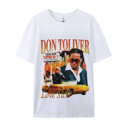 Unisex-Adult Ultra Cotton Washed T-Shirt Graphic DON TOLIVER V2 TEE 