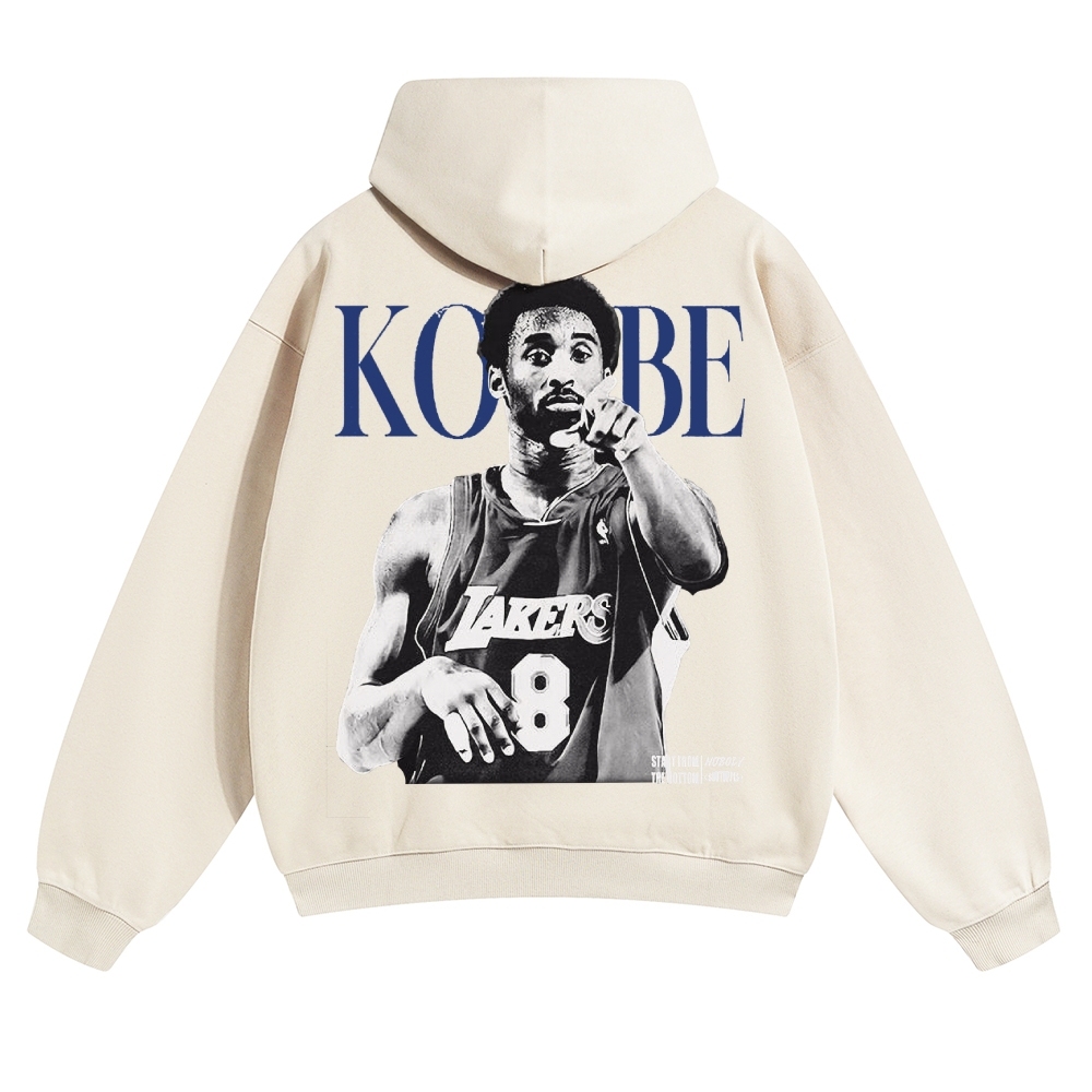 Unisex-KOBE Solid Color Hoodie