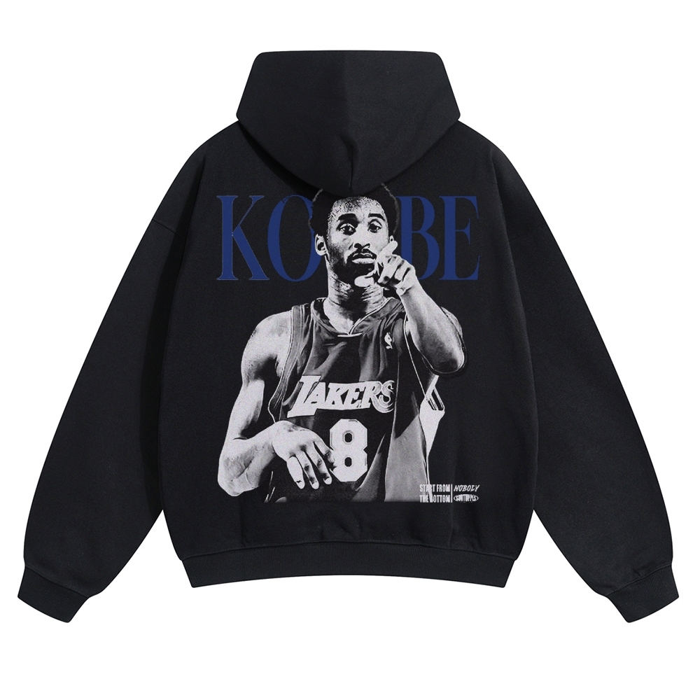 Unisex-KOBE Solid Color Hoodie
