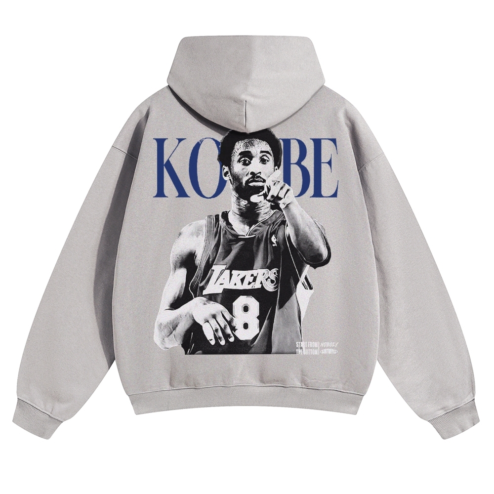 Unisex-KOBE Solid Color Hoodie
